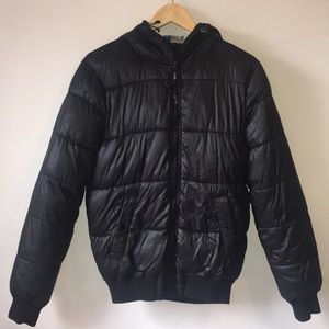 H&M Divide Men’s Black Puffer Jacket Small
